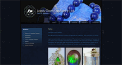 Desktop Screenshot of lapisgemslapidary.net